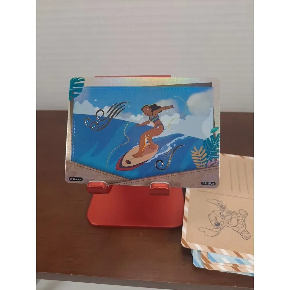 Set Of 15‎ Card Fun Joyful Disney 100 Carnival Character Lilo & Stitch Hologram